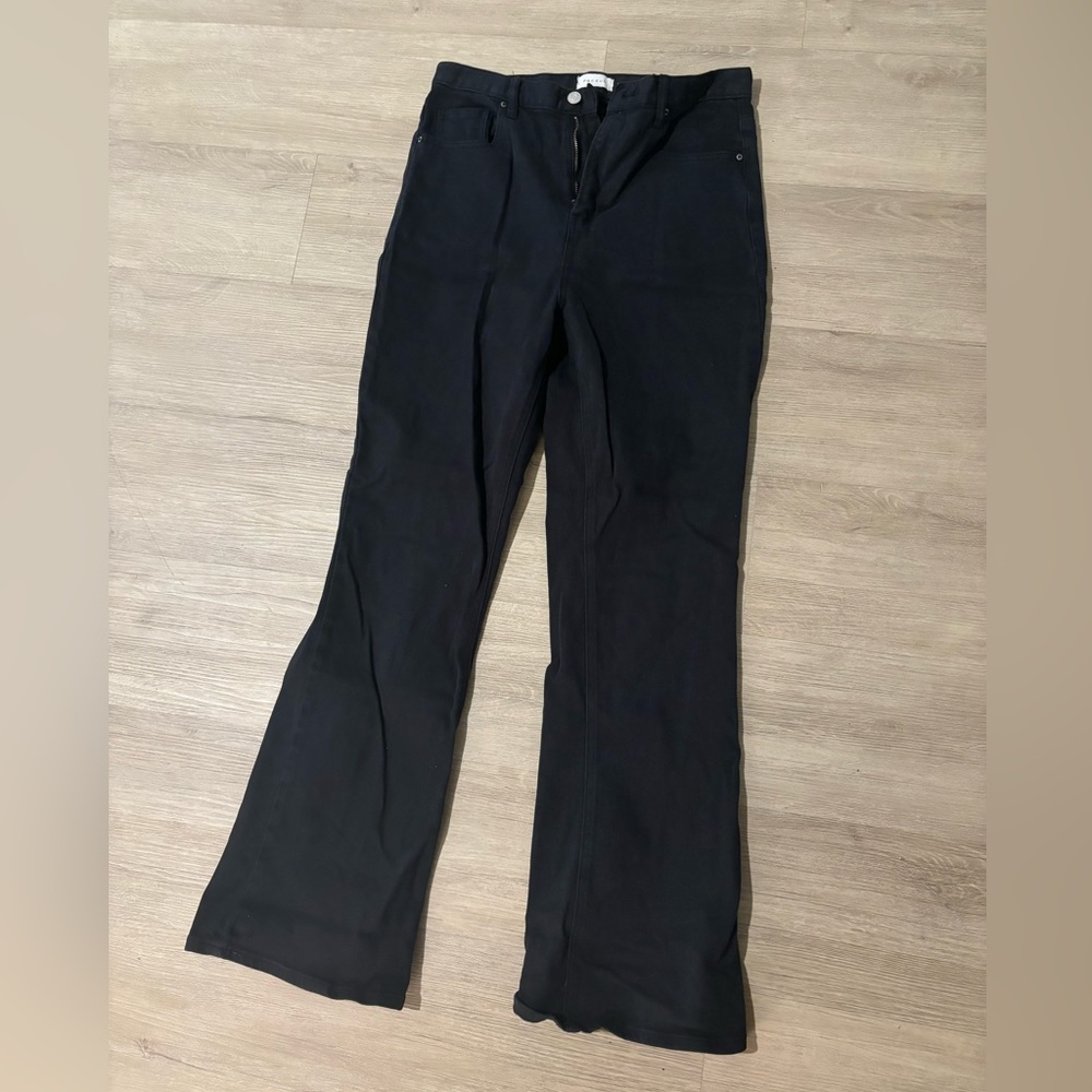 Black high rise bootcut PAC Sun jeans
